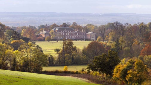 A view over Wimpole Estate, Cambridgeshire, in autumn